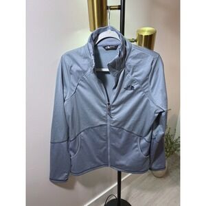 The North Face blue full zip LG womens NWOT light track jacket sky blue gorpcore
